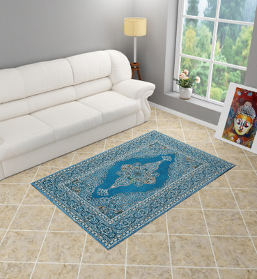 Furnishing Hut Multicolor Velvet Carpet(3 ft,  X 5 ft, Rectangle)