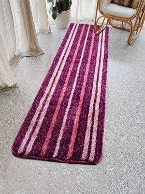 Saral Home Pink Cotton Runner(50 cm,  X 180 cm, Rectangle)