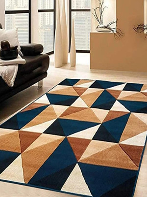 Samjeeda Handloom carpets Multicolor Silk Carpet(90 cm,  X 150 cm, Rectangle)