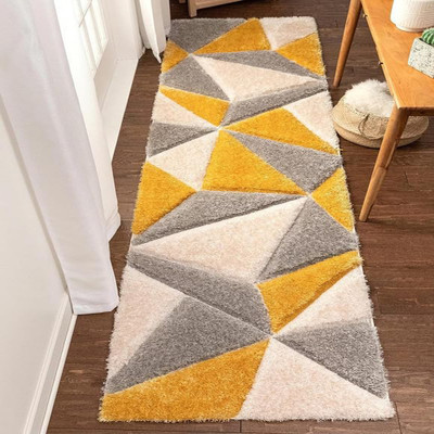 HR CARPET Multicolor Polyester Carpet(2 ft.,  X 6 ft., Rectangle)