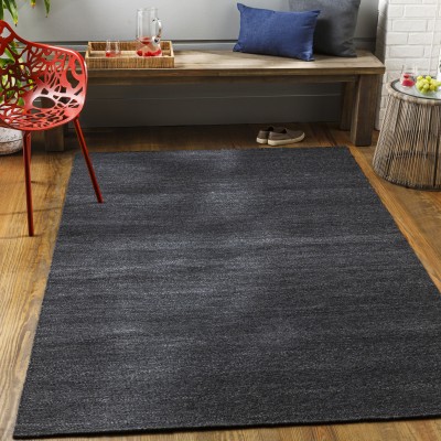 Surya Living Black Synthetic Area Rug(8 ft,  X 10 ft, Rectangle)