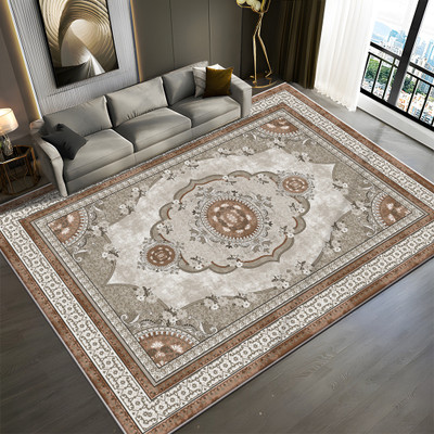 MahekAccessories 152 cm  X 213 cm Velvet Carpet(Rectangle, Multicolor)