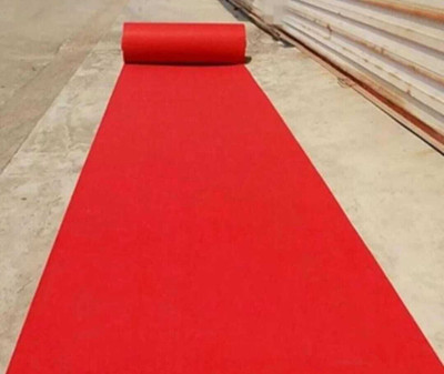 Ra handloom carpet Yellow Synthetic Carpet(152 cm,  X 304 cm, Rectangle)