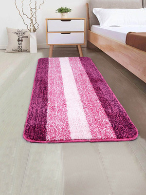 Saral Home Pink Polyester Runner(50 cm,  X 100 cm, Rectangle)
