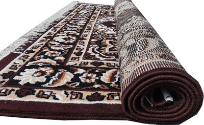 CHAUDHARYCARPET 5 cm  X 7 cm Acrylic, Silk Carpet(Rectangle, Brown)