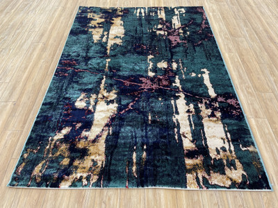 Shag Weaving Peach Viscose Carpet(60 cm,  X 180 cm, Rectangle)