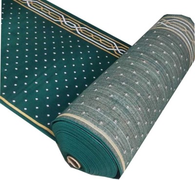 Samjeeda Handloom carpets Blue Acrylic Carpet(120 cm,  X 600 cm, Rectangle)