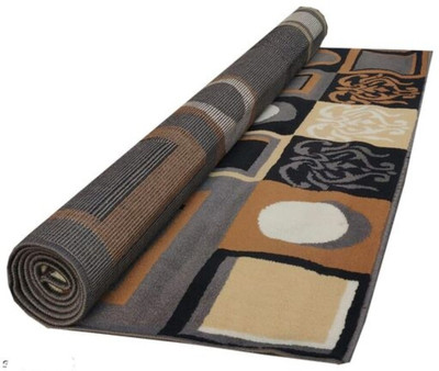 Ra handloom carpet Multicolor Silk Carpet(5 cm,  X 7 cm, Rectangle)