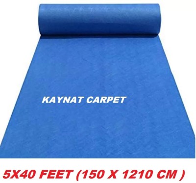 AyanCarpets Blue Jute Carpet(5 cm,  X 40 cm, Rectangle)