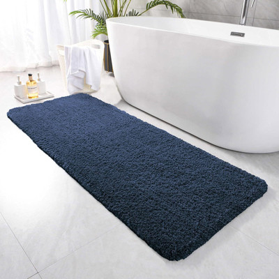 Draaevion Blue Polyester Runner(60 cm,  X 150 cm, Rectangle)