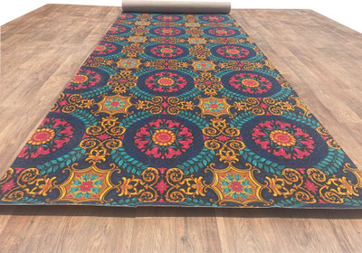 AlishaCarpet Multicolor Synthetic Area Rug(150 cm,  X 210 cm, Rectangle)