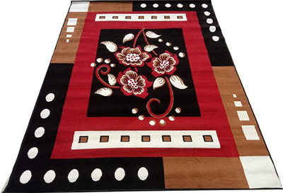 BhCarpet Multicolor Silk Carpet(7 ft,  X 5 ft, Rectangle)