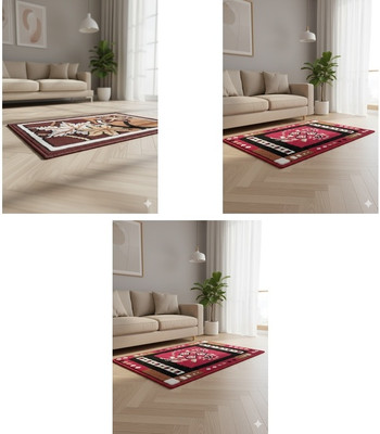 ato 30 cm  X 50 cm Acrylic Runner(Rectangle, Multicolor)