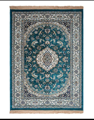 R CARPETS Multicolor Silk Carpet(5 ft,  X 7 ft, Rectangle)