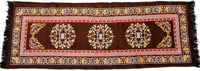 YOURUG Brown Chenille Carpet(2 cm,  X 6.2 cm, Rectangle)