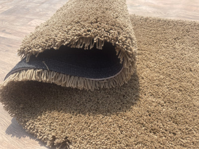 AlishaCarpet Beige Wool Carpet(91.44 cm,  X 152.4 cm, Rectangle)