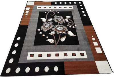 Anabia Multicolor Silk Carpet(5 ft,  X 7 ft, Rectangle)