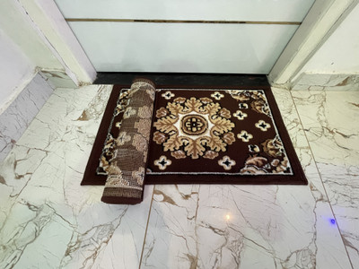 HR CARPET Brown Acrylic Runner(2 ft.,  X 3 ft., Rectangle)