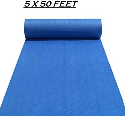 KAYNAT CARPET Blue Nylon Carpet(5 feet,  X 50 feet, Rectangle)