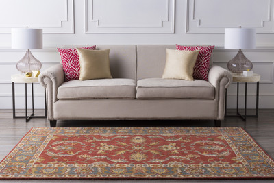Surya Living Multicolor Wool Carpet(5 ft,  X 8 ft, Rectangle)