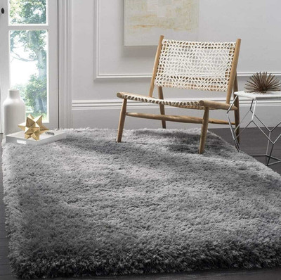 Samjeeda Handloom carpets Peach Wool Carpet(90 cm,  X 150 cm, Rectangle)
