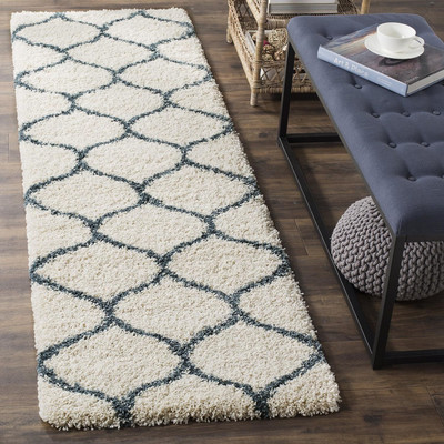 Aromick 61 cm  X 92 cm Polyester Carpet(Rectangle, White)
