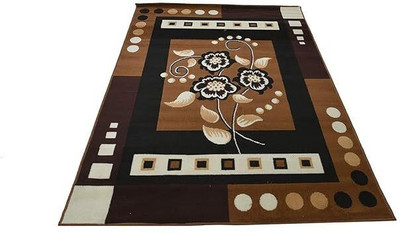 HEAVEN CARPET Brown Acrylic Carpet(150 cm,  X 210 cm, Rectangle)