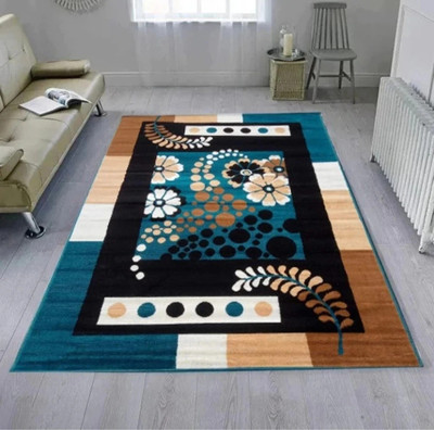 AAcarpet Blue Acrylic Carpet(7 cm,  X 5 cm, Rectangle)
