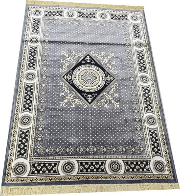 AlishaCarpet Silver Silk Runner(60 cm,  X 180 cm, Rectangle)