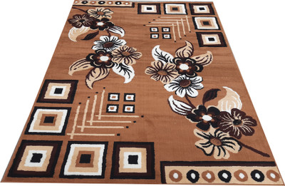 BhCarpet Multicolor Acrylic Carpet(4 ft,  X 5 ft, Rectangle)