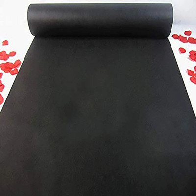 TAHNOORCARPET Black Acrylic Carpet(150 cm,  X 300 cm, Rectangle)