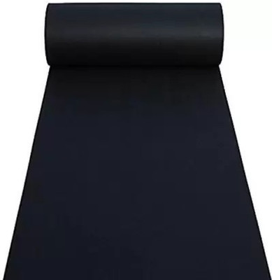 Acarpet Black Synthetic Carpet(5 ft,  X 25 ft, Rectangle)