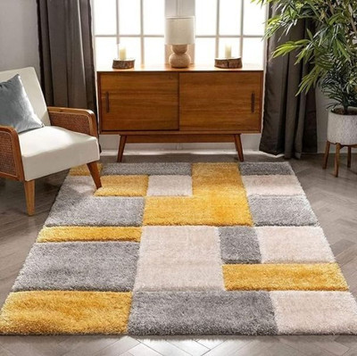 KAALENRIDE 120 cm  X 180 cm Polyester Carpet(Rectangle, Multicolor)