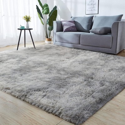 KAYNAT CARPET Silver Polyester Carpet(90 cm,  X 150 cm, Rectangle)