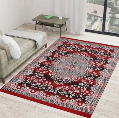 Raas Multicolor Acrylic Carpet(5 ft,  X 6 ft, Rectangle)