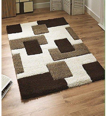 RM Handloom Multicolor Polyester Carpet(5 ft,  X 7 ft, Rectangle)