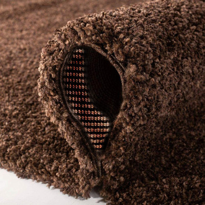 AyanCarpets Brown Polyester Carpet(2 ft,  X 4 ft, Rectangle)