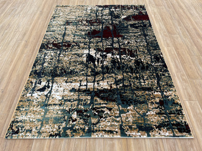 Shag Weaving Light Green Viscose Carpet(90 cm,  X 150 cm, Rectangle)