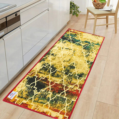 Heart Home Multicolor Polyester Runner(2 ft,  X 5 ft, Rectangle)