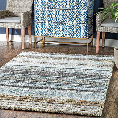 RM Handloom Multicolor Polyester Carpet(7 ft,  X 5 ft, Rectangle)