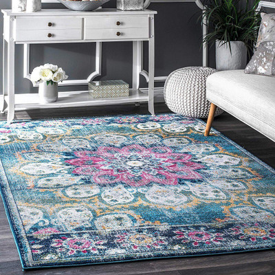 STATUS Multicolor Polyester Carpet(3 ft,  X 5 ft, Rectangle)