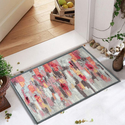 Urban Space Multicolor Nylon Carpet(3 ft,  X 2 ft, Rectangle)