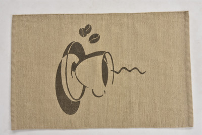 UB Home and Decor 60 cm  X 90 cm Cotton Area Rug(Rectangle, Beige)