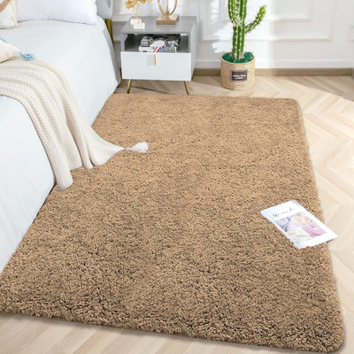 Ra handloom carpet Gold Polyester Carpet(120 cm,  X 180 cm, Rectangle)