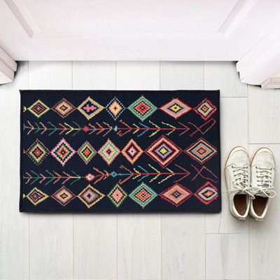 Urban Space Multicolor Nylon Carpet(2 ft,  X 3 ft, Rectangle)