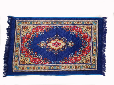 RRcrafts 120 cm  X 60 cm Polyester Carpet(Rectangle, Multicolor)