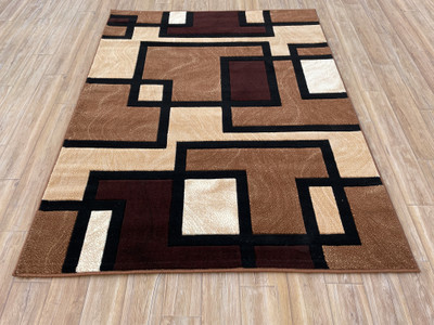 Shag Weaving Yellow Wool Carpet(90 cm,  X 150 cm, Rectangle)