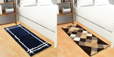 MY HOME 60.96 cm  X 152.2 cm Polyester Carpet(Rectangle, Multicolor)