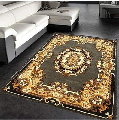 IP FASHION 180 cm  X 243 cm Polyester Carpet(Rectangle, Grey)