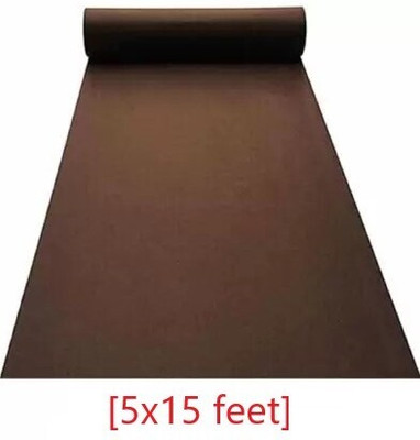 AyanCarpets Brown Synthetic Carpet(152 cm,  X 457 cm, Rectangle)